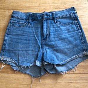 High Rise Hollister Jean Shorts
